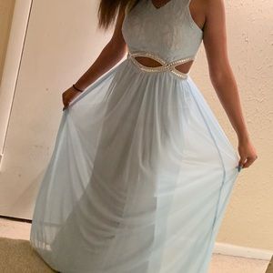 Beautiful light blue Prom Dress